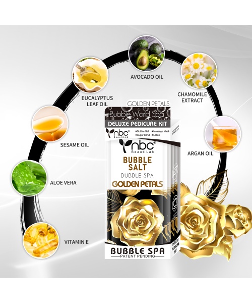 Golden Petals 4 in 1 Bubble Spa World NBC BeautiLab