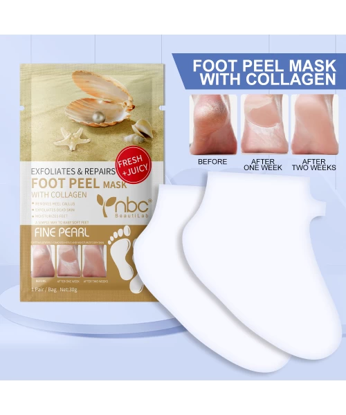 Fine Pearl Foot Peel Sock Mask