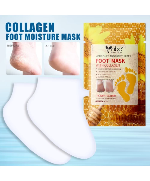 Honey Flower Collagen Moisture Foot Mask