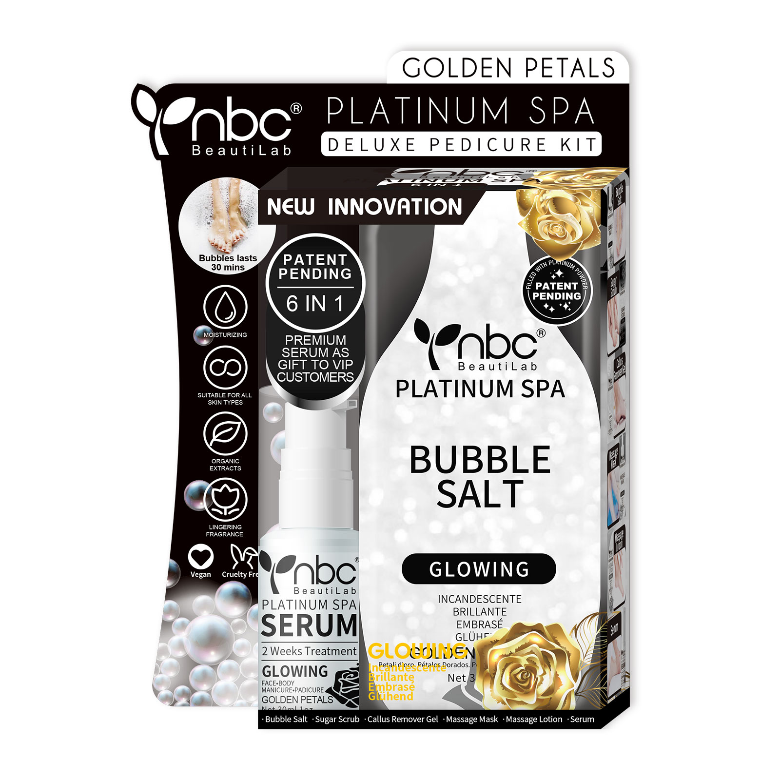 Golden Petals Platinum 6 in 1 Spa NBC BeautiLab